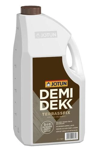 DEMIDEKK TERRASSFIX 4L - Nettoyant et rénovateur pour terrasses et bois extérieurs