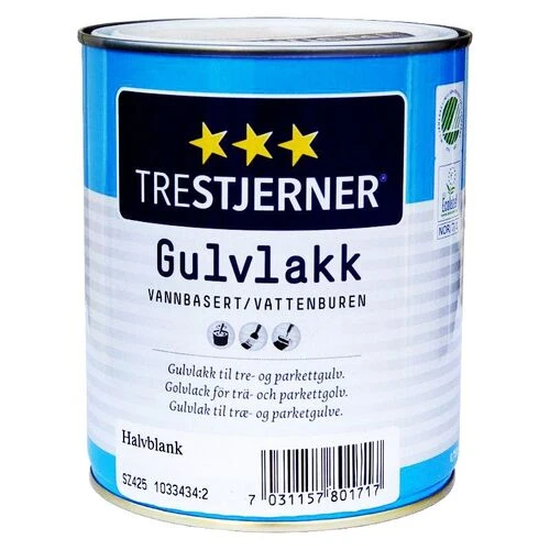 TRESTJERNER GULVLAKK - Vernis haute résistance pour plancher et parquets en bois